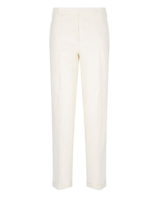 Lardini White Double-breasted Suit