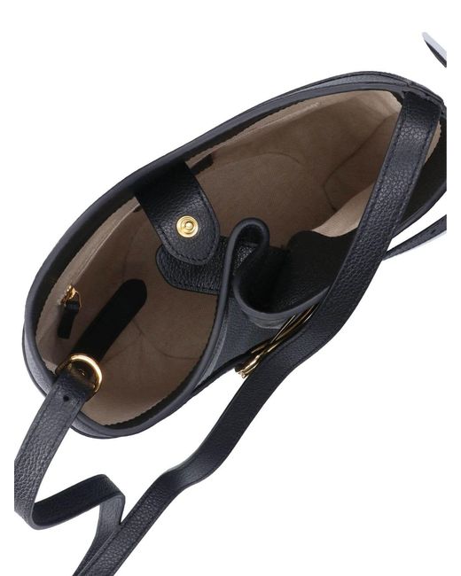 Borsa Secchiello "Belted" di Liffner in Black