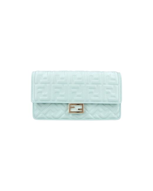 Fendi Blue Chain Wallet "Baguette"