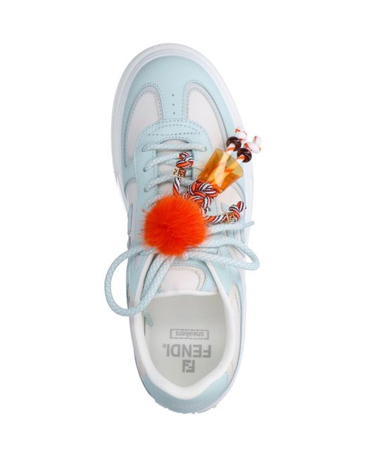 Fendi White Sneakers Match"