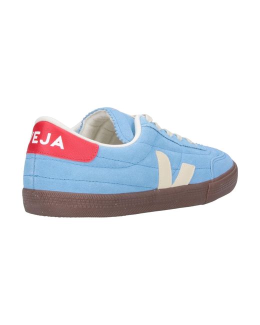 Veja Blue Sneakers Upper: Suede for men