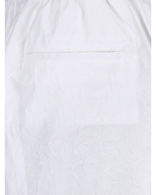 Rohe White Wide Pants "Balloon"