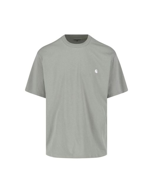 Carhartt Gray T-Shirt "Madison" for men