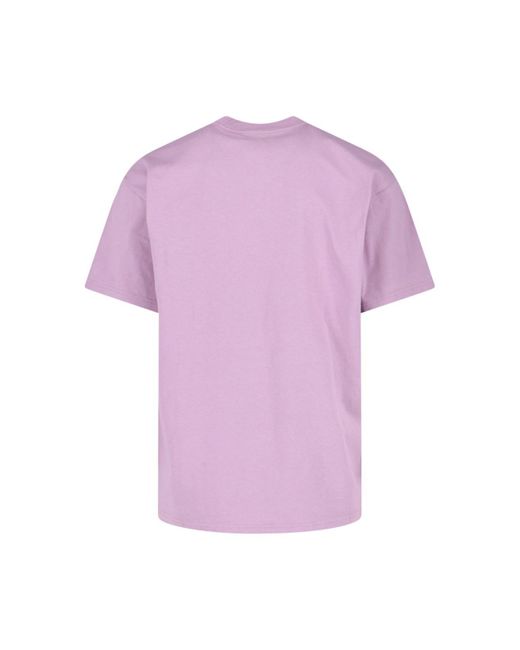 T-Shirt "S/S Louder" di Carhartt in Pink da Uomo