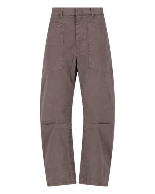 Nili Lotan Gray Pants "Shon"