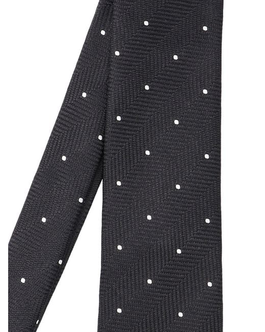 Tom Ford White Mulberry Silk Tie for men
