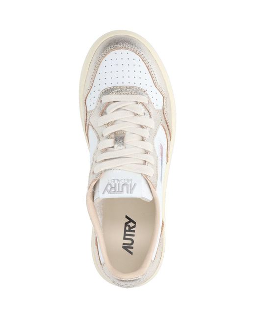 Autry White Sneakers Upper: Cow Leather