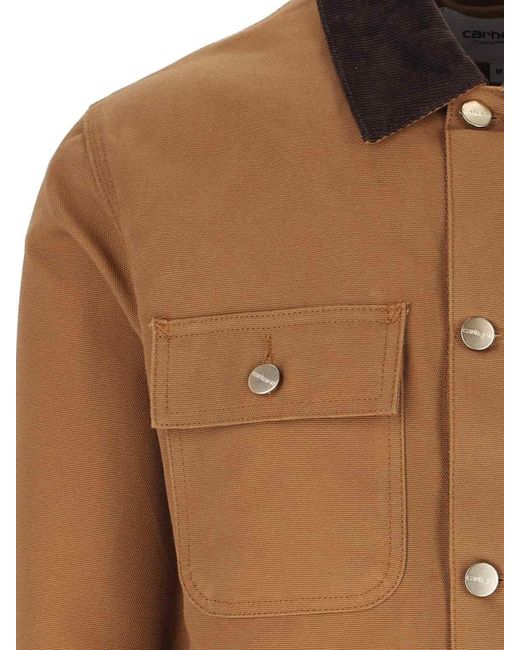 Carhartt Brown Work Jacket "Michigan" for men