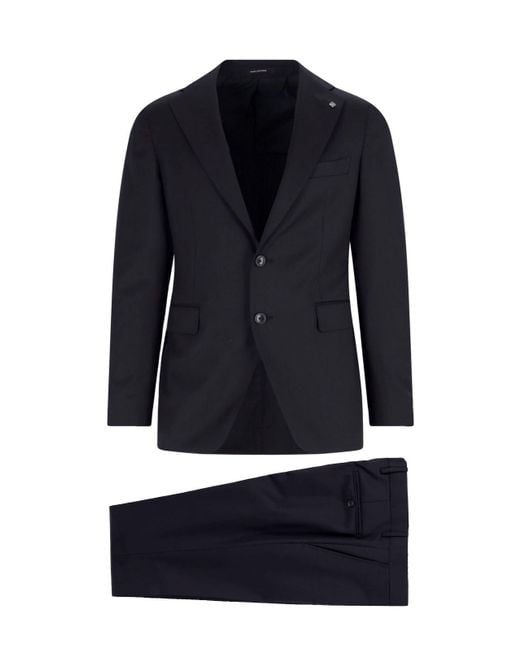 Tagliatore Blue Dresses Virgin Wool for men
