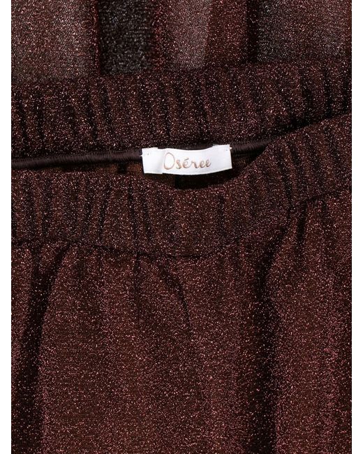 Oseree Red Lumière Trousers