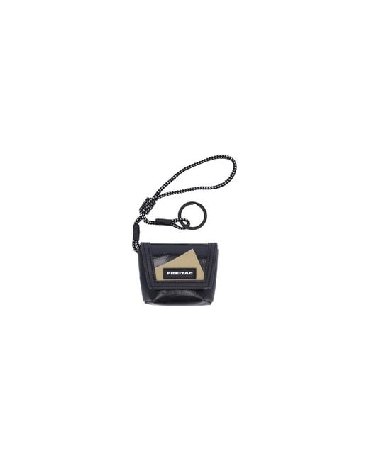 Freitag Black Mini Keychain “Messenger”