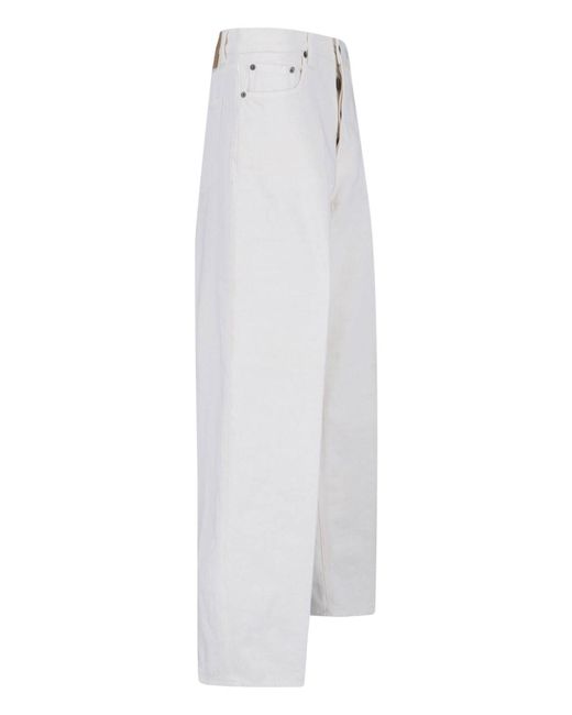 Haikure White 'Bethany Bull 44' Loose Jeans