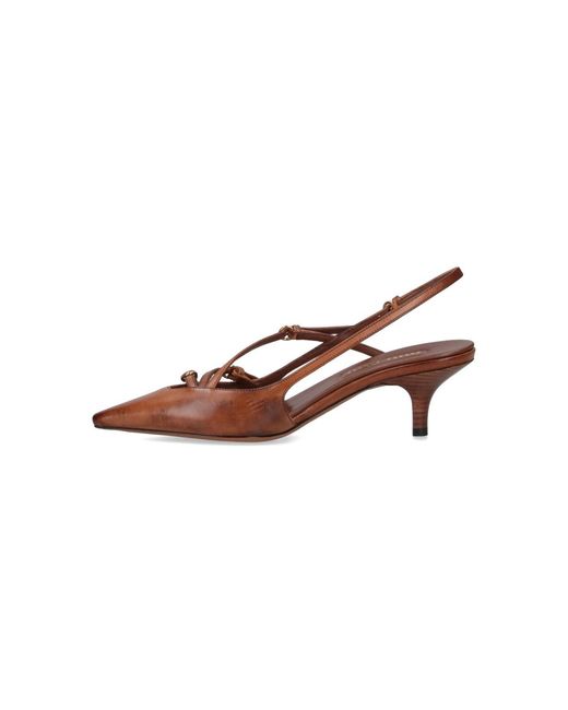 Miu Miu Brown Slingback Pumps