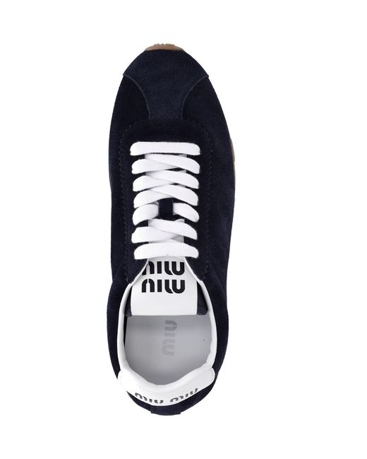 Miu Miu Blue Sneakers “Plume”