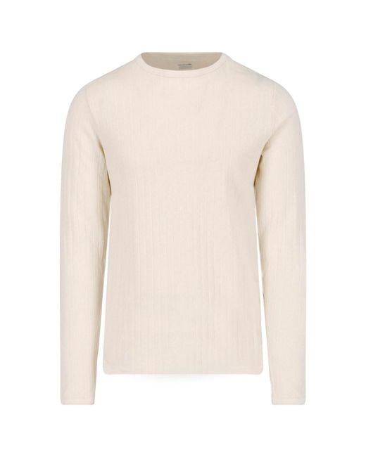 Paul Smith White Linen Blend Sweater for men