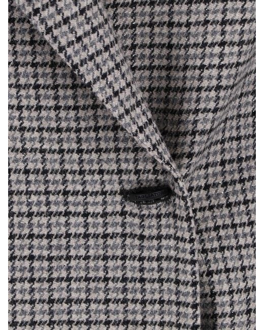 Tagliatore Gray Double-Breasted Blazer "J-Jasmine"