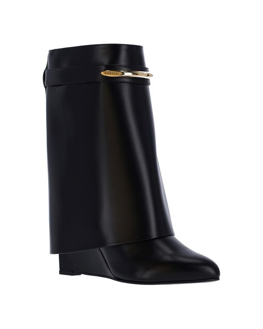 Givenchy Black Boots Calf Leather