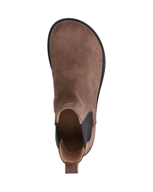J.W. Anderson Brown Calf Suede Ankle Boots for men