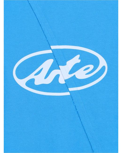 Arte' Blue T-Shirt "Circle Logo" for men