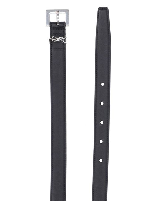 Cintura "Cassandre" di Saint Laurent in Blue
