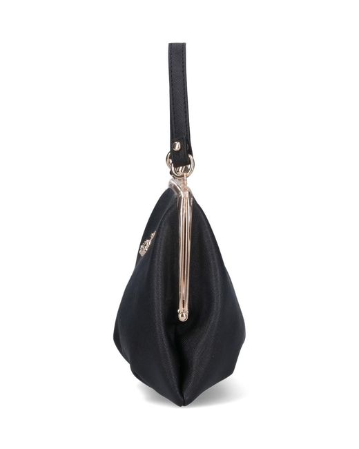 Vivienne Westwood Black Granny Frame Small Bag