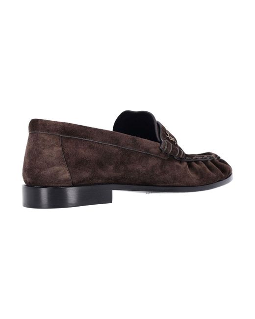 Saint Laurent Brown Loafers "Le Loafer" for men