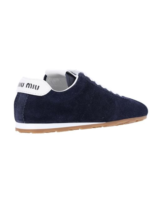 Miu Miu Blue Sneakers “Plume”