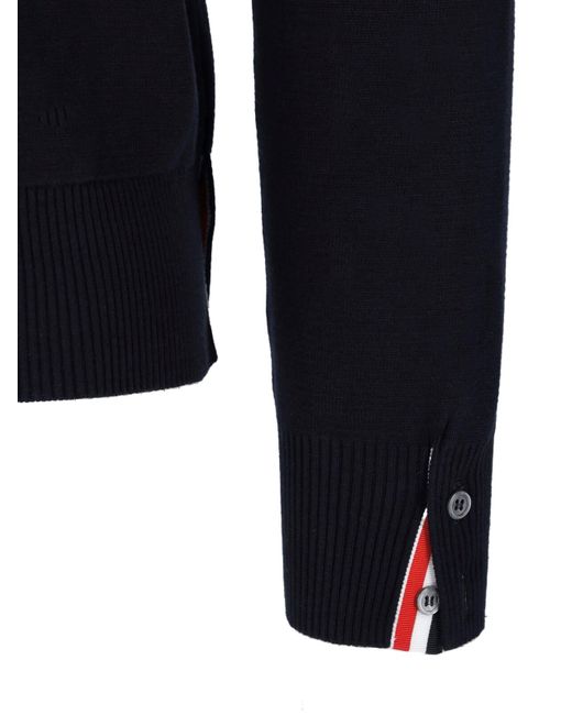 Thom Browne Blue Sweaters Cotton for men