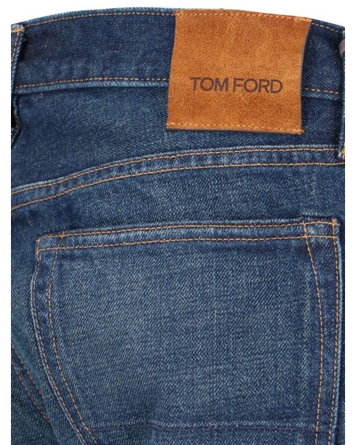 Tom Ford Blue Straight Jeans for men