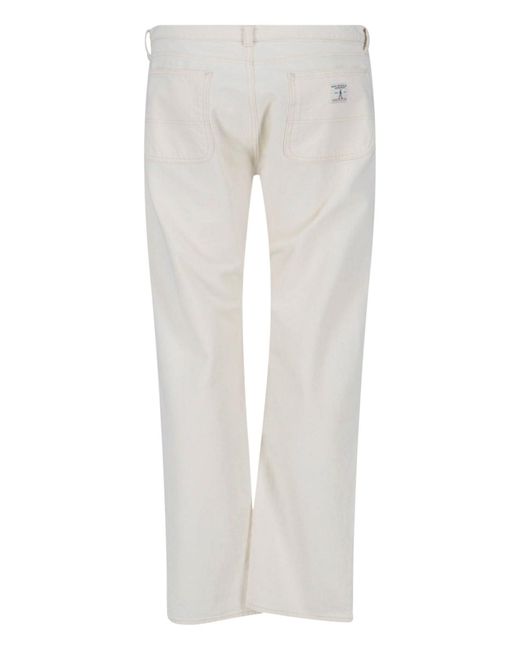 Roy Rogers White Straight Jeans for men