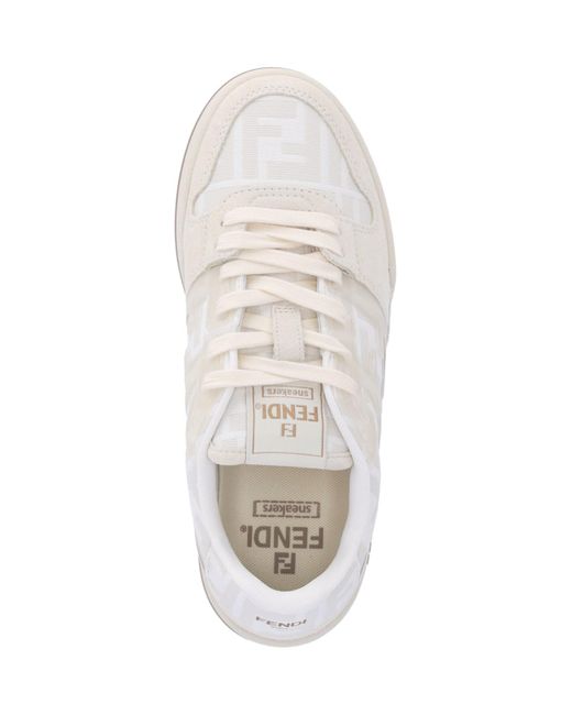 Fendi White 'match' Sneakers