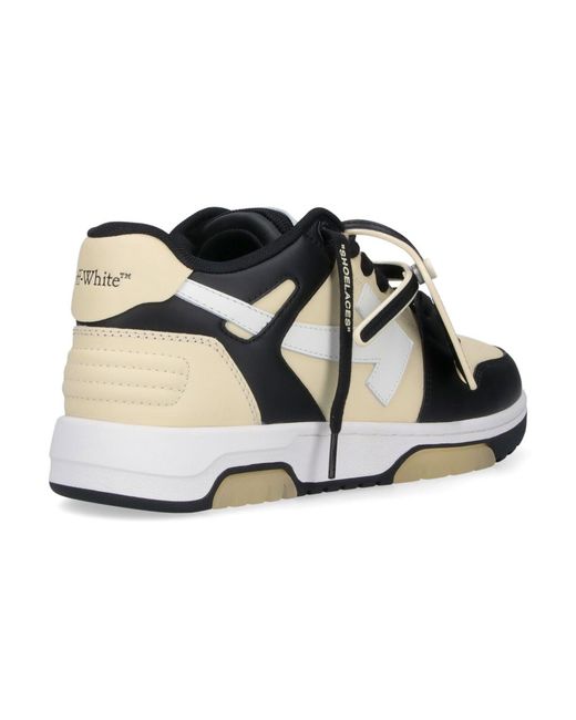 Off-White c/o Virgil Abloh Yellow Sneakers Upper: Cow Suede for men