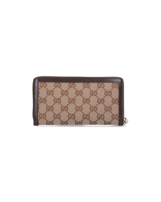Gucci White 'luce' Wallet