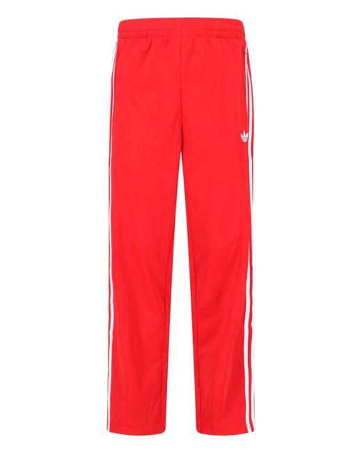 Adidas Red 'Firebird' Track Pants for men
