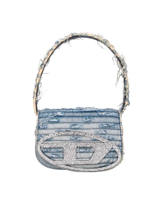DIESEL Blue Shoulder Bag “1Dr”