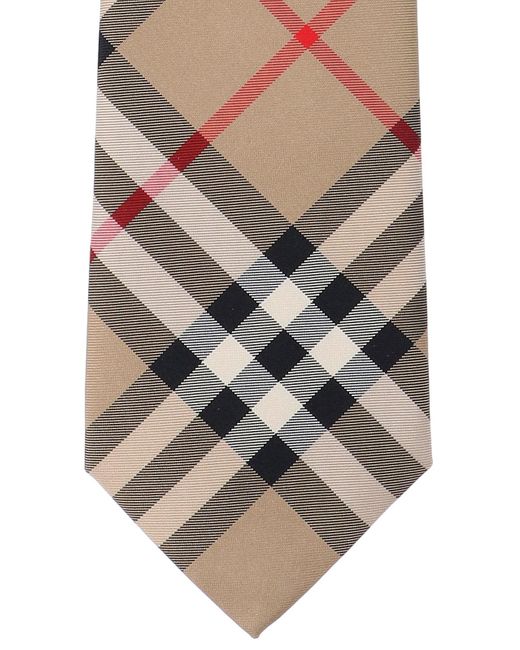 Cravatta "Vintage Check" di Burberry in White da Uomo
