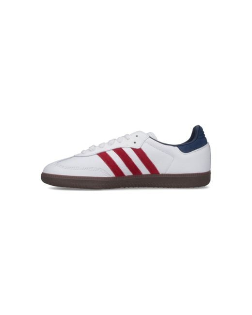 Adidas White 100% Leather Sneakers For for men