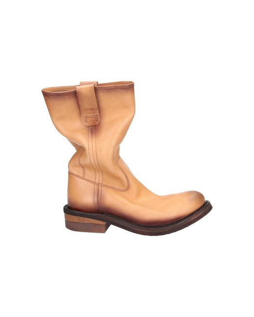 Miu Miu White Ankle Boots "Foule"