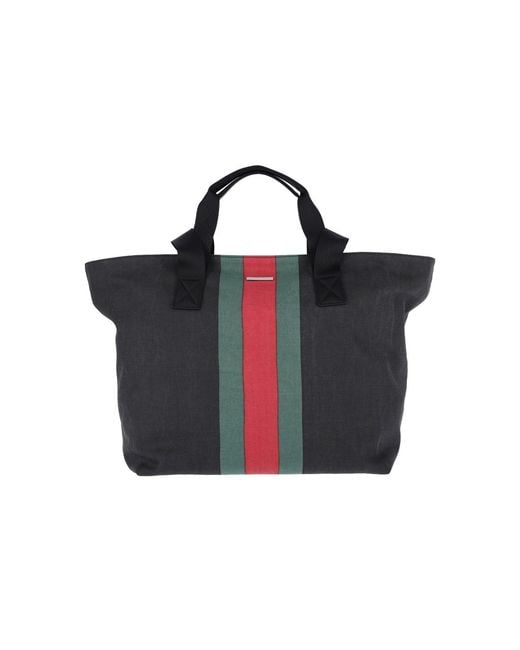 Gucci Blue Medium Tote Bag "Positano" for men