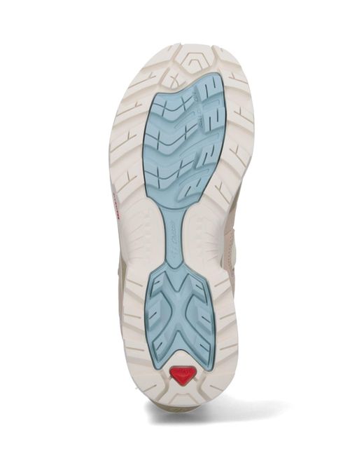 Salomon White Sneakers Pelle