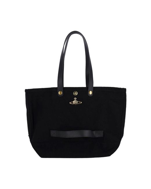 Borsa Tote Piccola "Utility" di Vivienne Westwood in Black