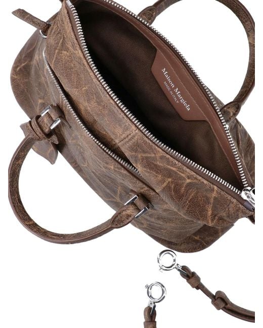 Maison Margiela Brown Mini Handbag “5 Ac Soft”