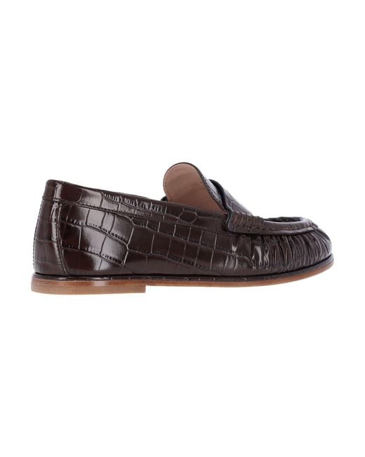 Stuart Weitzman Brown Luxury Leather Ballet Flats For