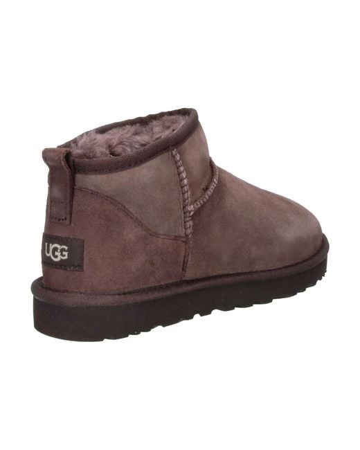 Ugg Brown Boots "Classic Ultra Mini" for men
