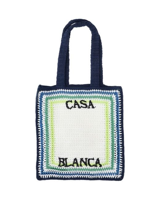 Casablanca Blue Bags Cotton for men