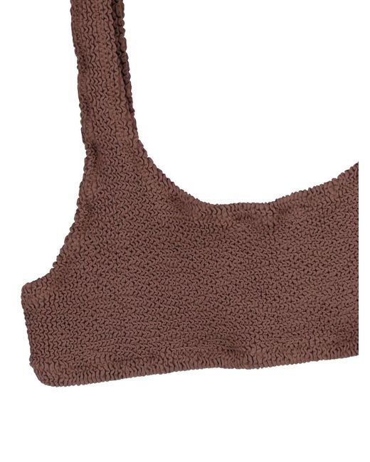 Mc2 Saint Barth Brown Swimsuit Top "Naima"