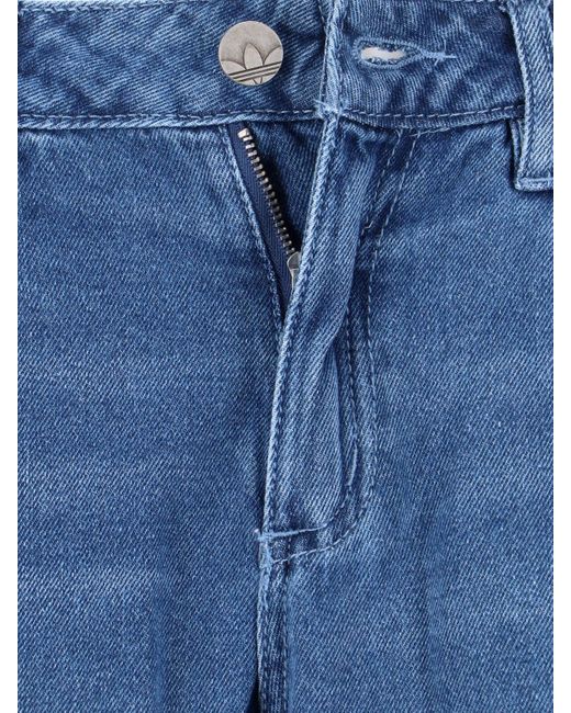 Jeans Ampi "Adilenium" di Adidas in Blue