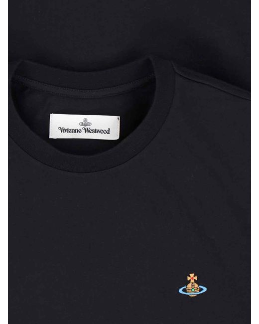 Vivienne Westwood Black T-Shirts And Polos Cotton for men