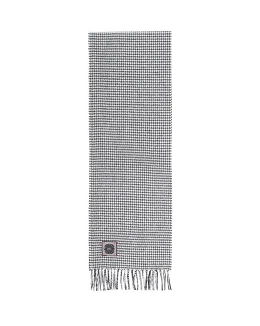 Sciarpa Pied De Poule di Destin in Gray da Uomo