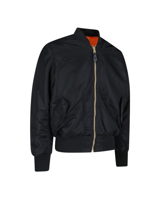 Alpha Industries Black 'ma-1' Reversible Bomber Jacket for men